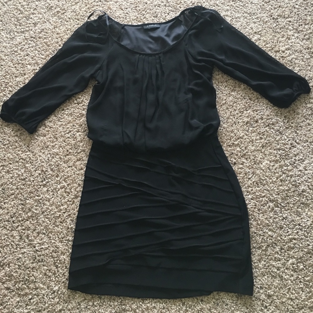Black sexy cocktail dress